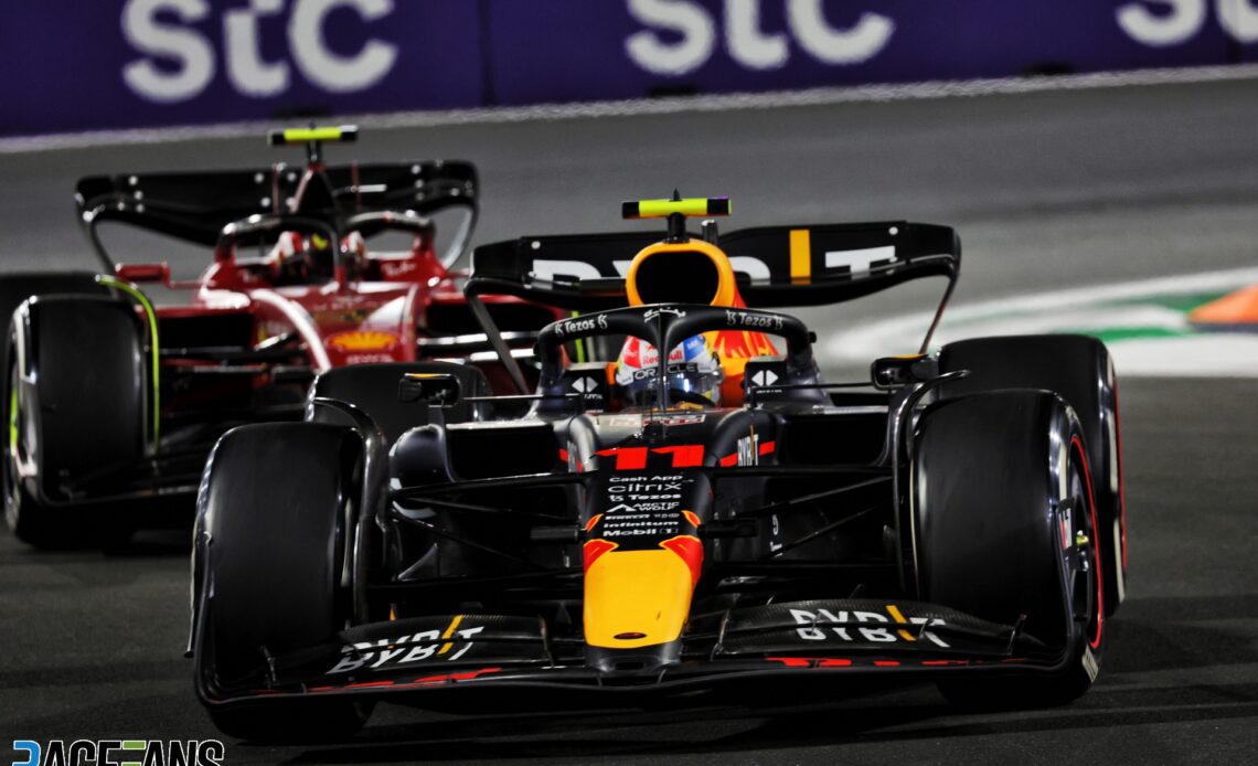 Unhappy Sainz wants to know why FIA "didn't allow" earlier position swap with Perez · RaceFans