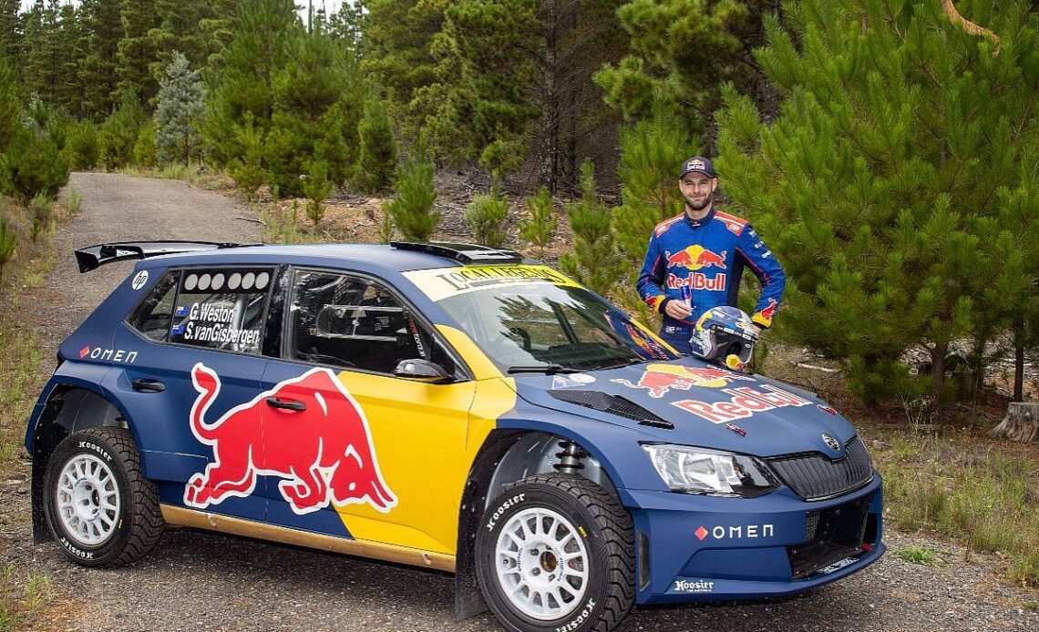 Van Gisbergen's Red Bull Skoda unveiled