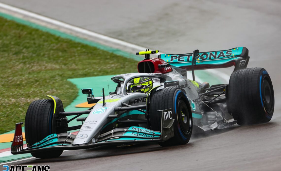 Lewis Hamilton, Mercedes, Imola, 2022