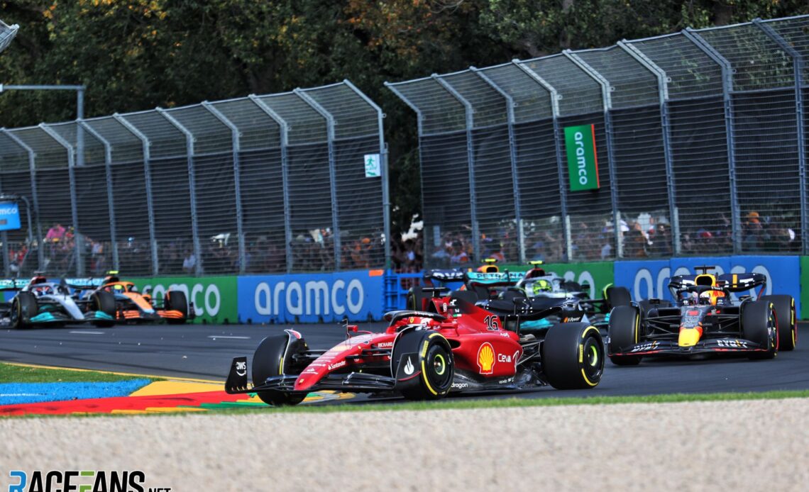 Charles Leclerc, Ferrari, Albert Park, 2022