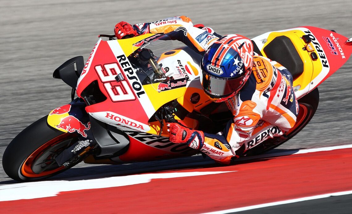 A bike alarm made Marquez’s Honda “crazy” in disastrous COTA MotoGP start