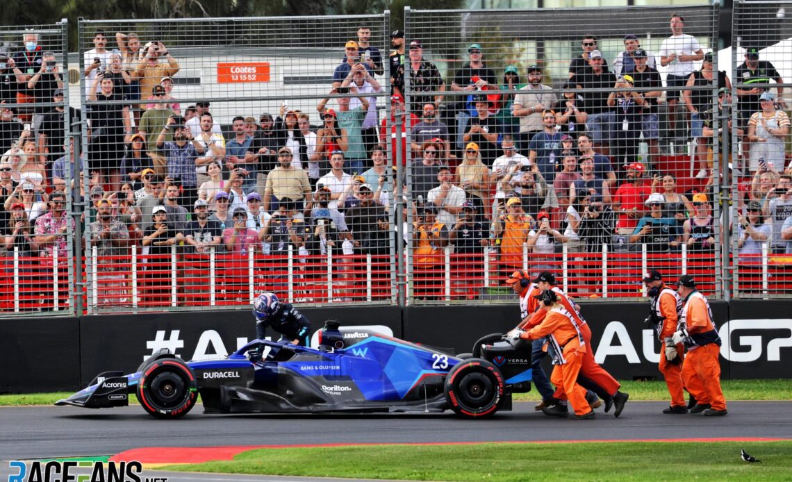 Alex Albon, Williams, Albert Park, 2022