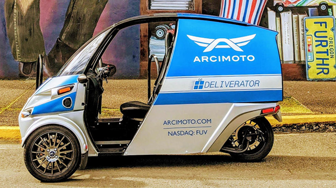 Arcimoto Recalling of certain Deliverator, FUV, Rapid Responder and Roadster motorcycles
