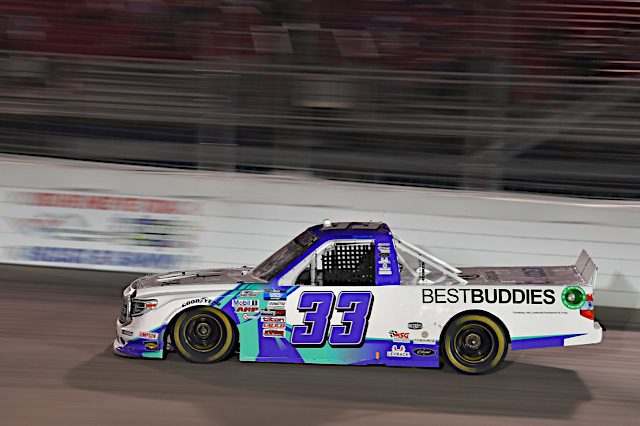 Armani Williams BestBuddies No. 33 truck, 2021 Gateway NASCAR Truck race, NKP