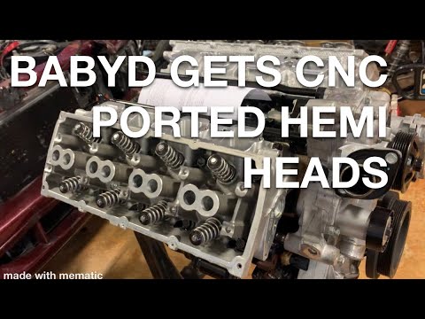 BabyD Gets CNC Ported Arrington Performance HEMI Heads
