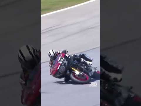 #Bagger Crash! Jeremy McWilliams Walks Away From His Indian Challenger #shorts
