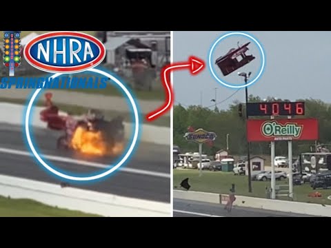 Bobby Bode HUGE Explosion at 2022 NHRA SpringNationals