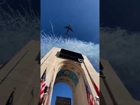Check out the flyover from the Busch Light Clash | #shorts | NASCAR