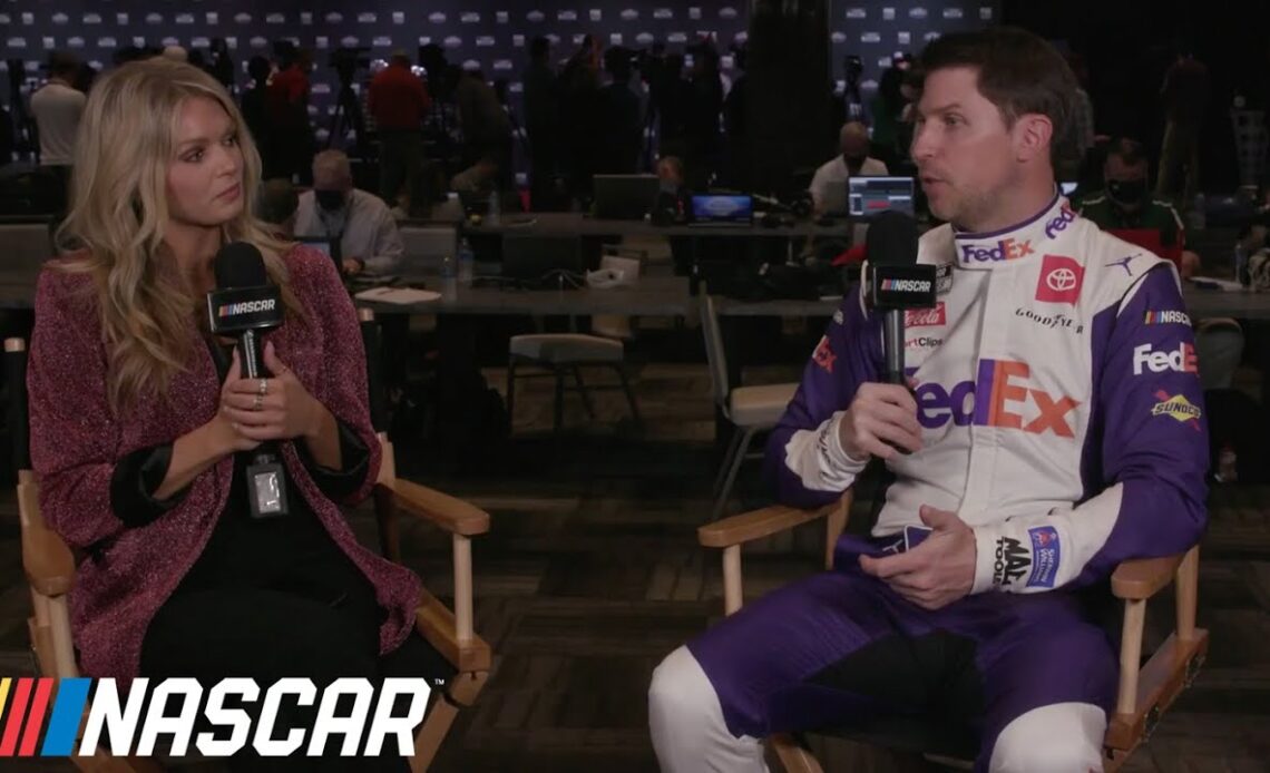 Denny Hamlin: Goal for both 23XI cars to make the playoffs |  Full Daytona 500 Media Day interview