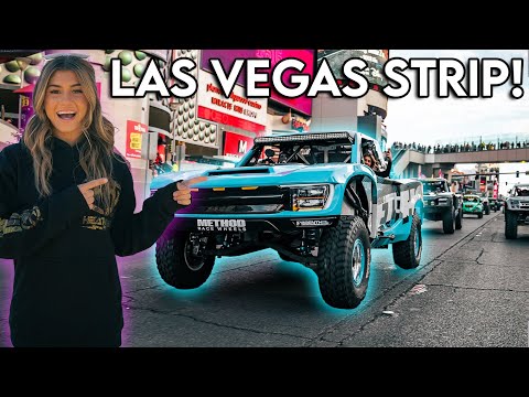Driving An Off-Road Truck Down Las Vegas Strip!