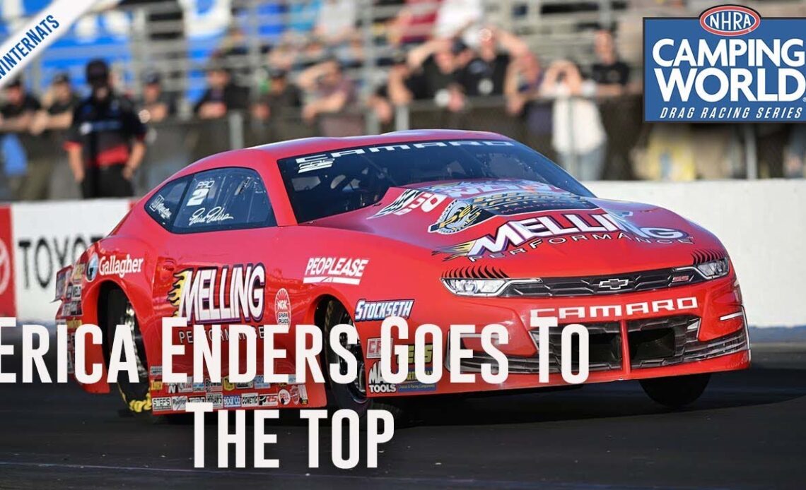 Erica Enders goes to the top Friday in Pomona