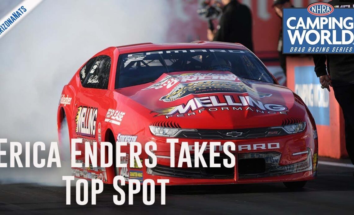 Erica Enders takes the top spot Friday in Phoenix