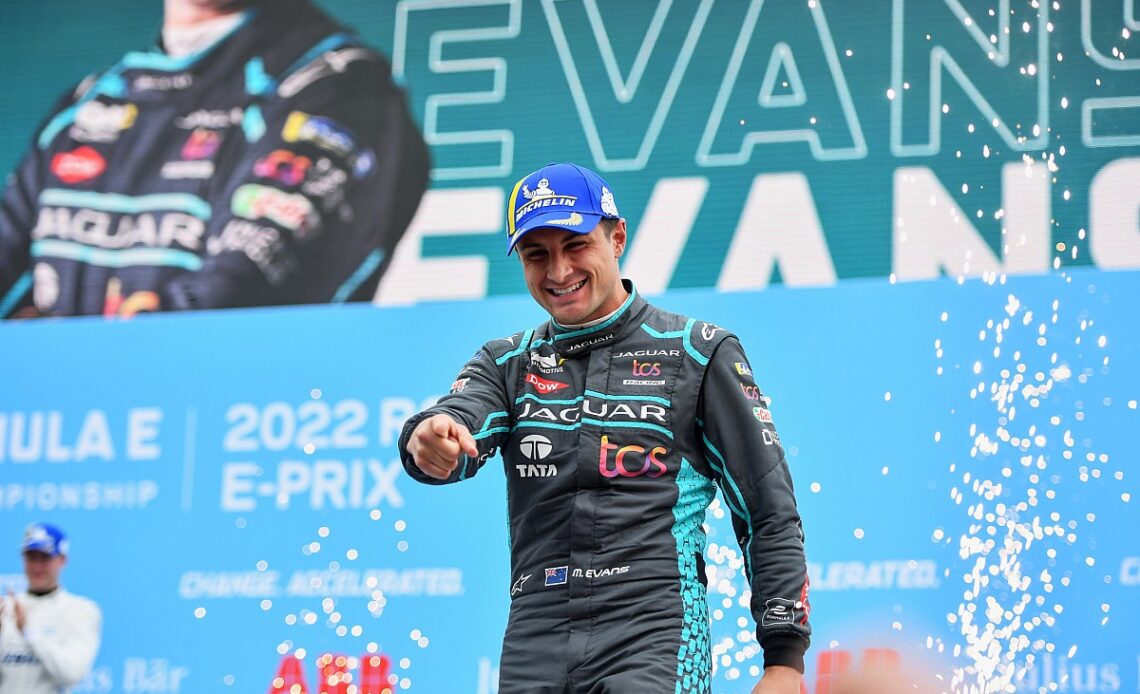 Evans "owes" second Rome E-Prix win to Jaguar FE teammate Bird
