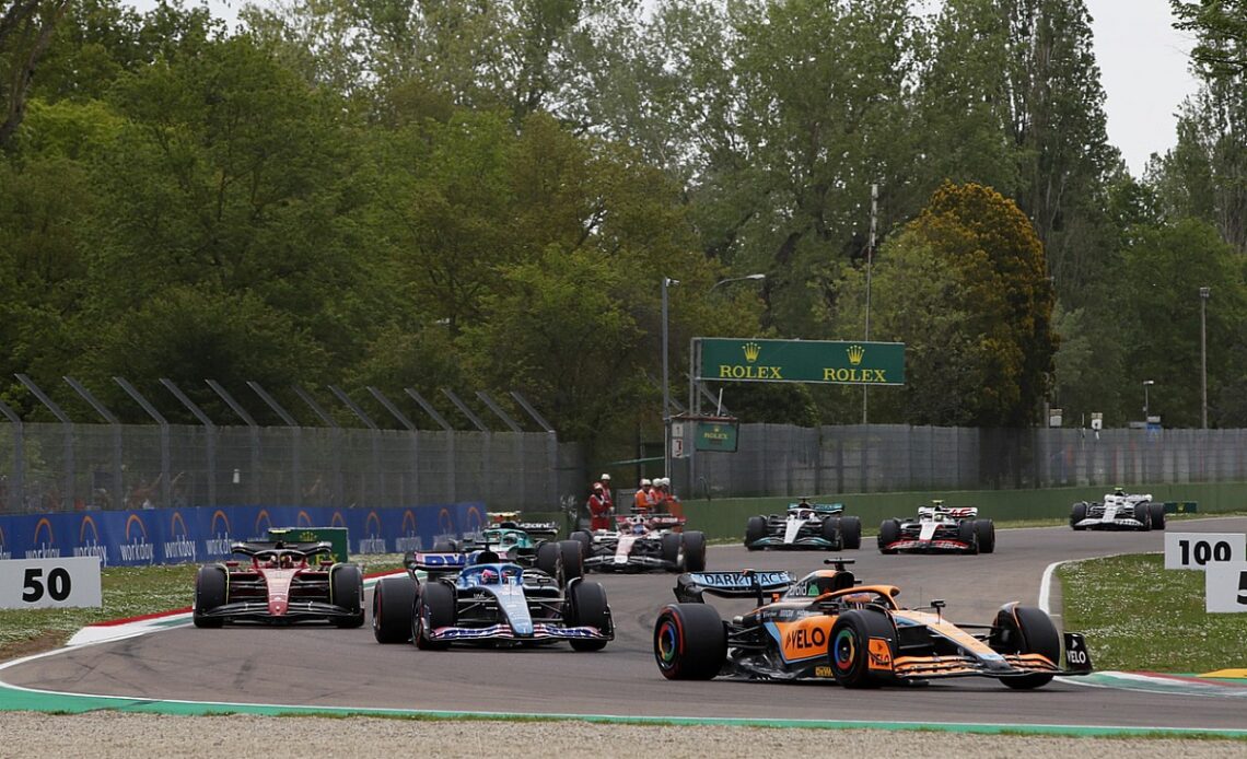 F1 drivers could face "spiral into misery" in wet/dry Imola race