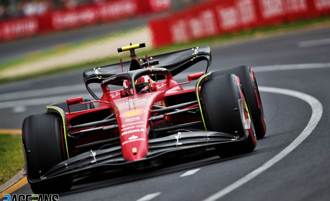 Carlos Sainz Jr, Ferrari, Albert Park, 2022