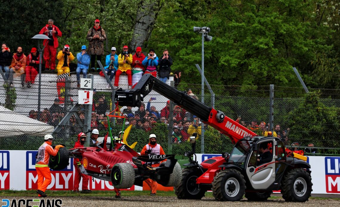 Carlos Sainz Jr, Ferrari, Imola, 2022