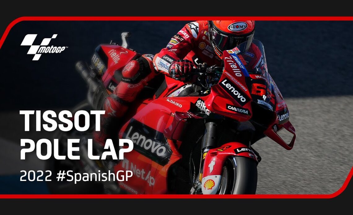 Francesco Bagnaia's Tissot Pole Lap | 2022 #SpanishGP