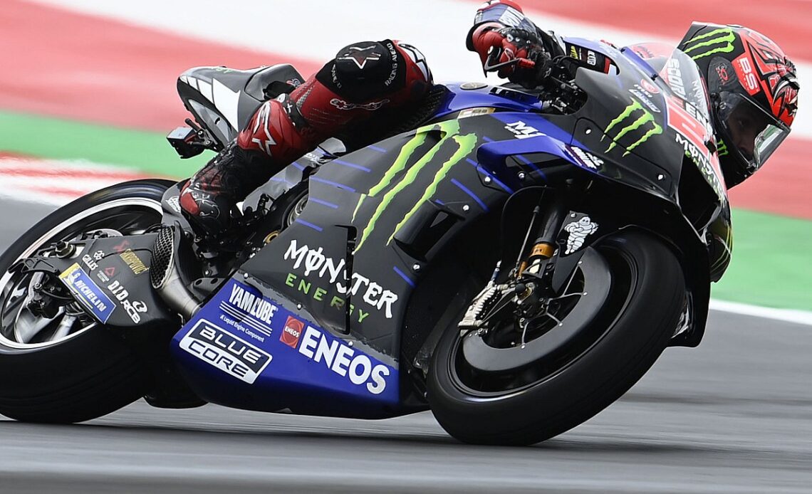 Getting grip from 2022 Yamaha MotoGP bike "a bit of luck"