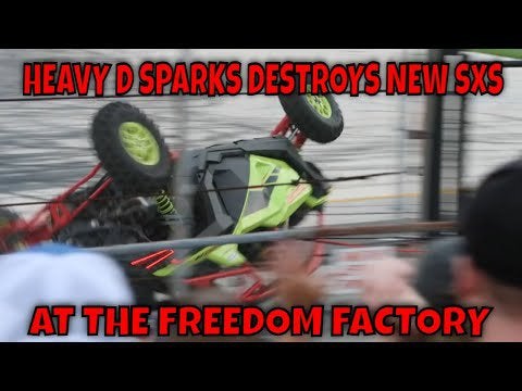 HEAVY D SPARKS DESTROYS BRAND NEW SIDE BY SIDE AT FREEDOM FACTORY