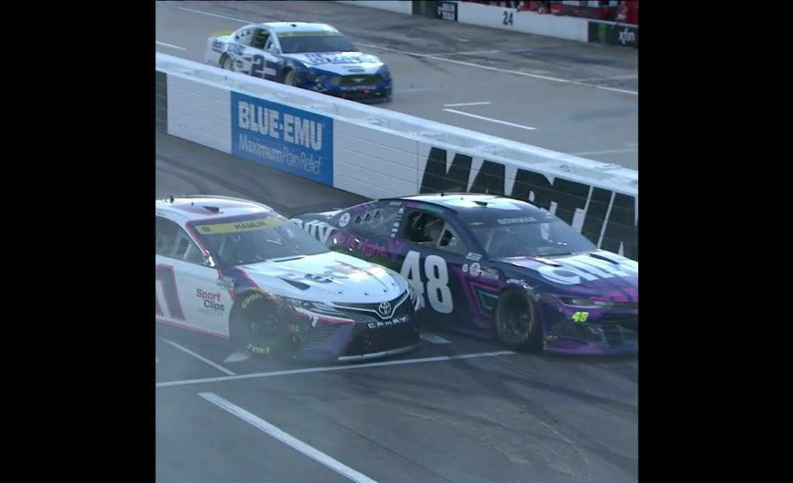 Hamlin not happy with Bowman post race at Martinsville #Shorts