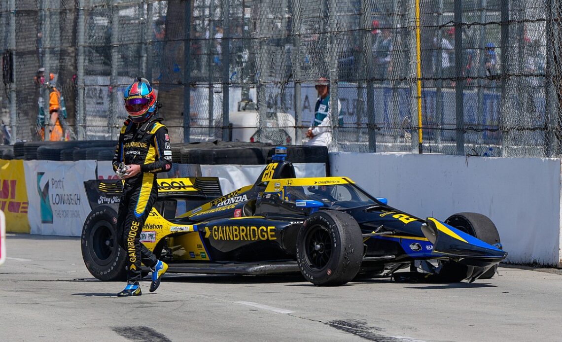 Herta, Rossi rueful after more disappointment in Long Beach