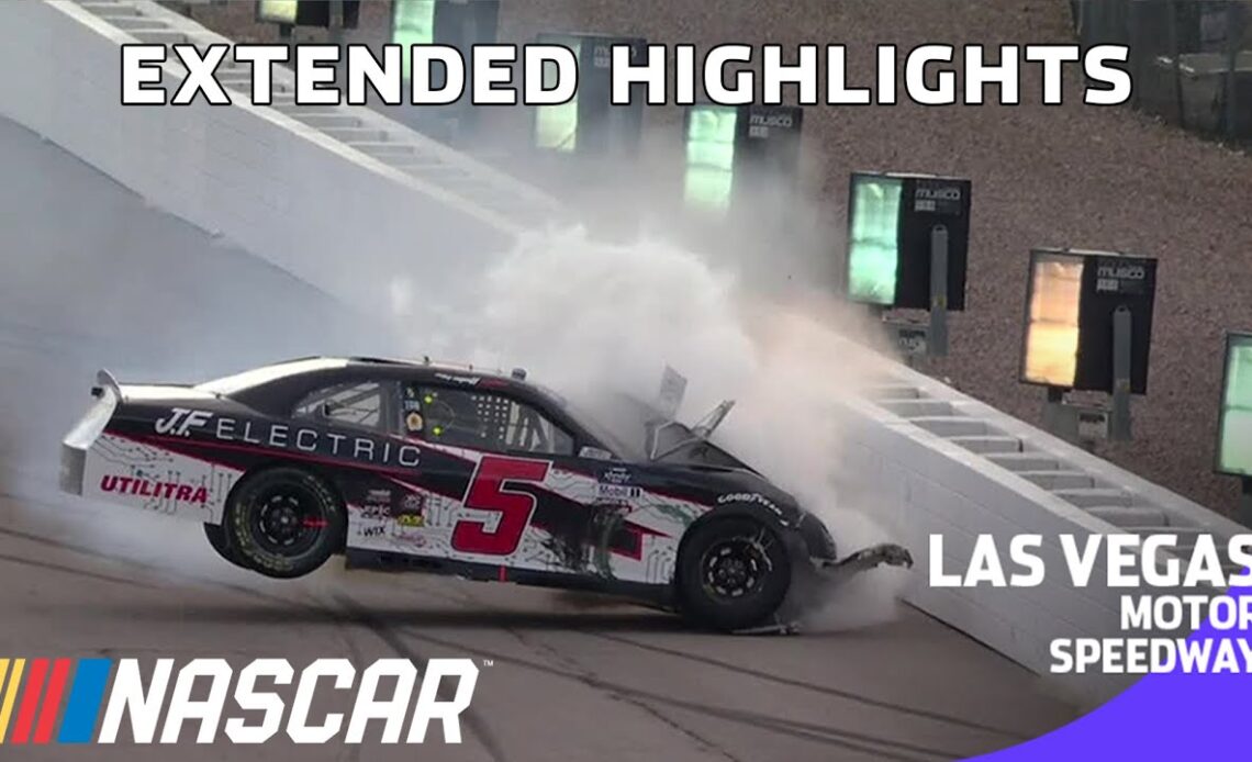 High intensity and weird weather in Las Vegas | Xfinity Series Extended Highlights
