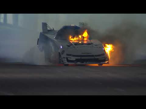 John Force has HUGE fire in Dallas