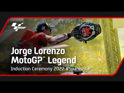 Jorge Lorenzo MotoGP Legend Induction Ceremony | 2022 #SpanishGP