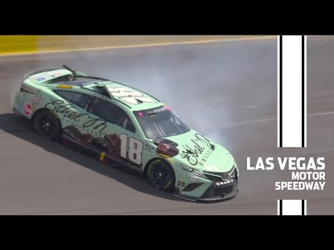 Kyle Busch hits wall in practice at Las Vegas Motor Speedway | NASCAR