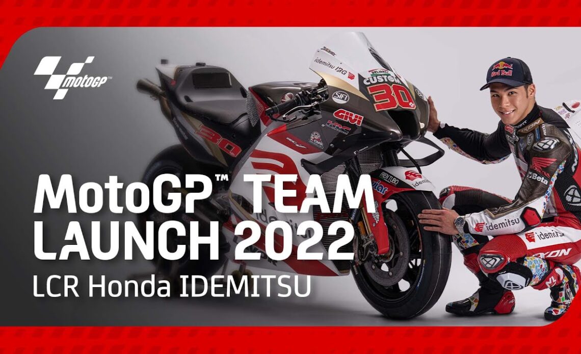 LCR Honda Idemitsu Team Presentation 2022