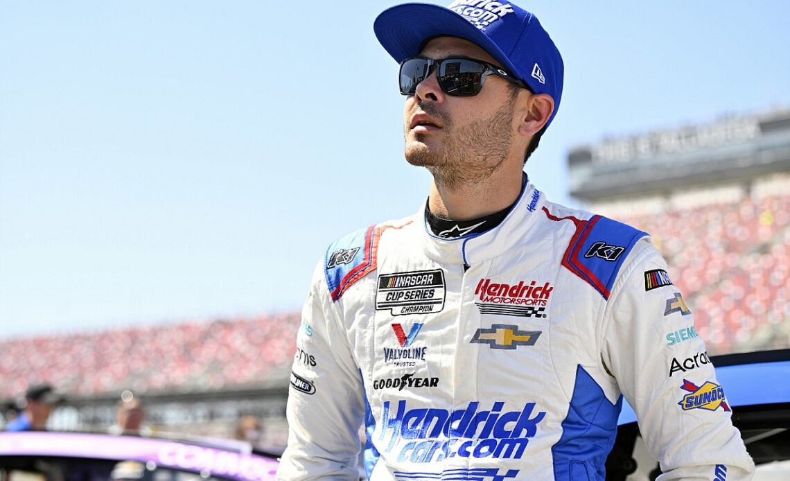 Larson loses out on Talladega win despite "near perfect job"