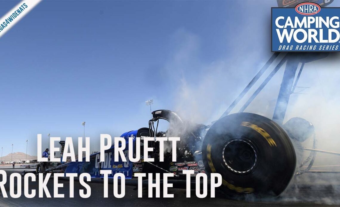 Leah Pruett rockets to the top in Las Vegas