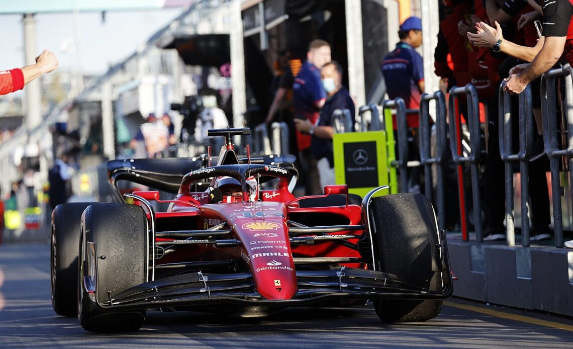 Leclerc cautions Ferrari not to "overdo things" amid F1 title fight pressure