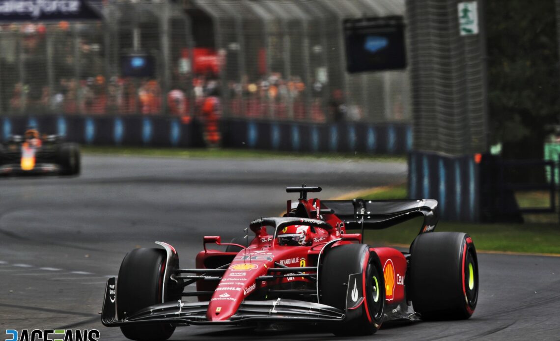Charles Leclerc, Ferrari, Albert Park, 2022
