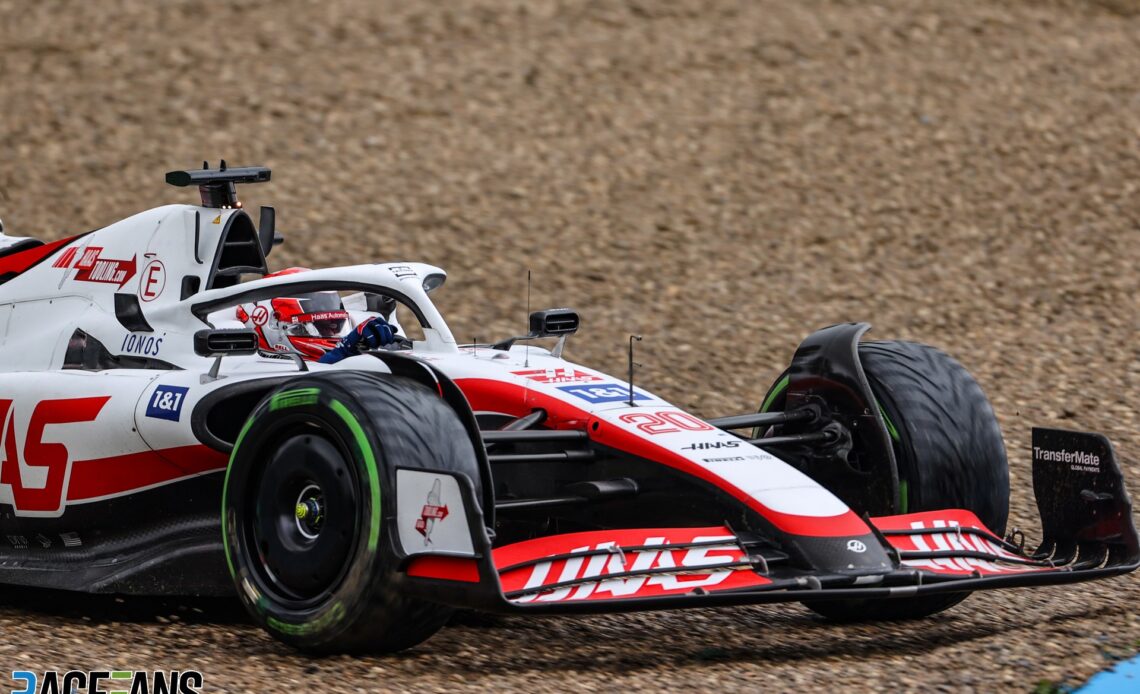 Magnussen relieved to take fourth after "lucky" gravel trap escape · RaceFans