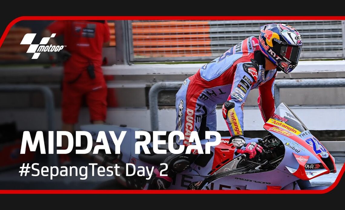 Midday recap from Day 2 of the #SepangTest
