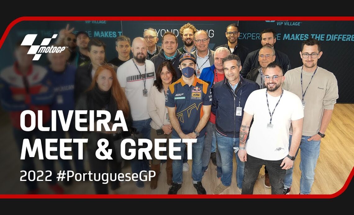 Miguel Oliveira meets his home supporters!