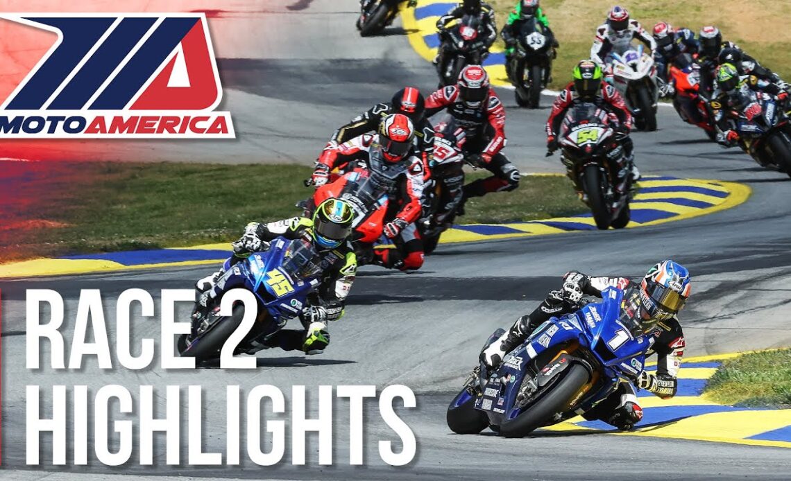 MotoAmerica Medallia Superbike Race 2 Highlights at Road Atlanta 2022