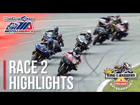 MotoAmerica Mission King of the Baggers Race 2 Highlights at Daytona 2022