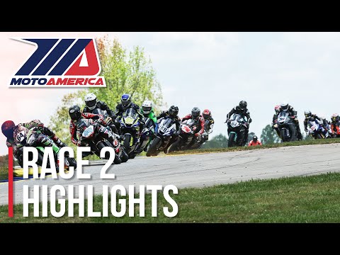 MotoAmerica Supersport Race 2 Highlights at Road Atlanta 2022