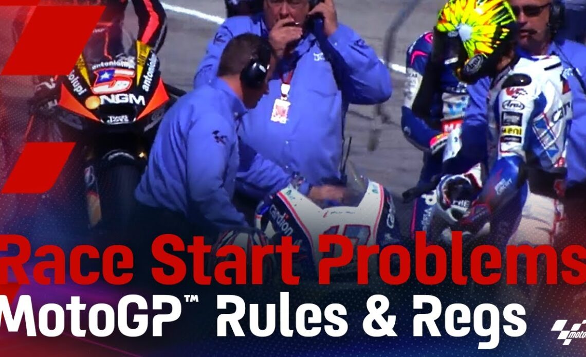 MotoGP™ Rules and Regs: Race Start Problems