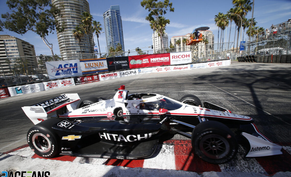 Newgarden fends off Grosjean for Long Beach victory, takes over championship lead · RaceFans