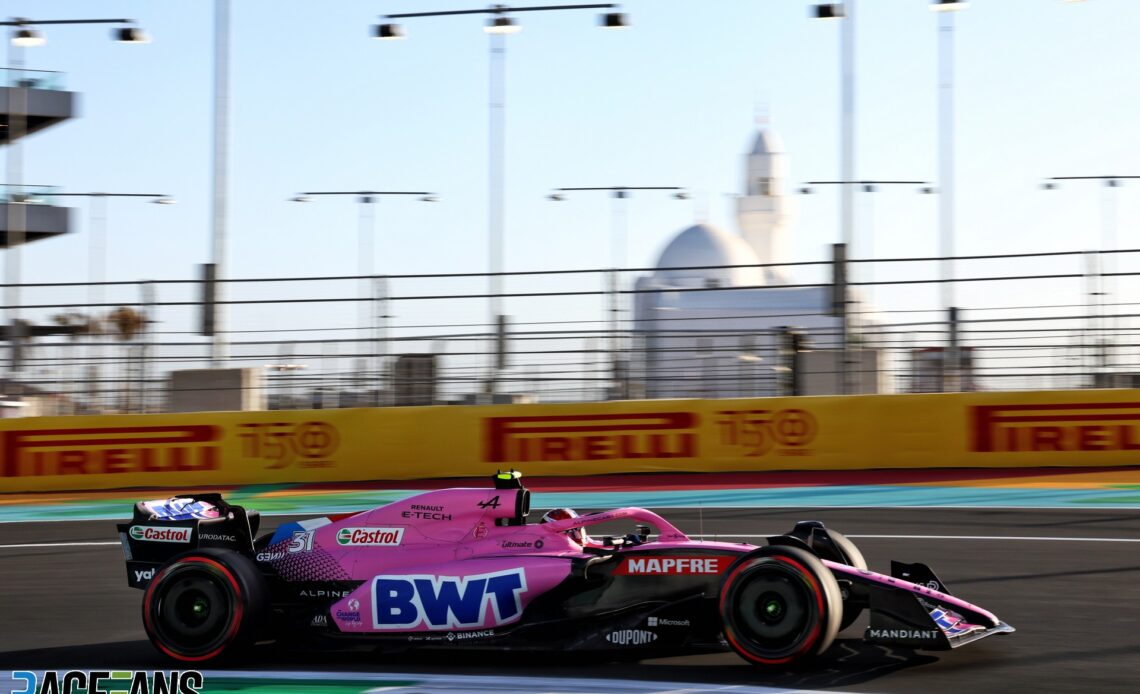 Esteban Ocon, Alpine, Jeddah Corniche Circuit, 2022