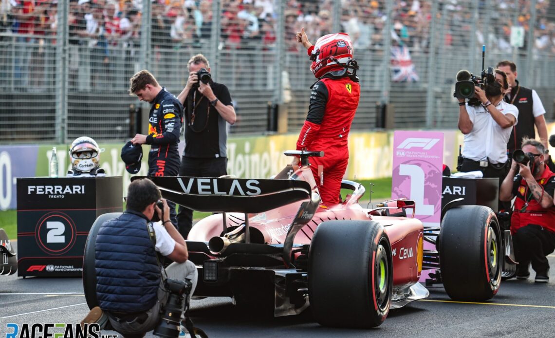 Charles Leclerc, Ferrari, Albert Park, 2022