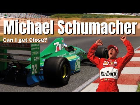 Racing in Schumachers FIRST F1 car!!
