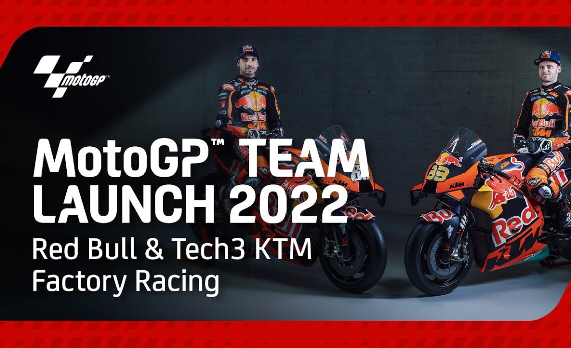 Red Bull & Tech3 KTM Factory Racing Team Presentation