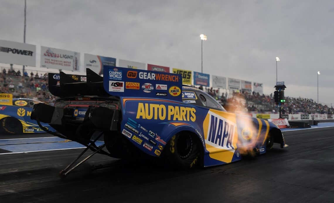 Ron Capps goes to the top Friday in St. Louis