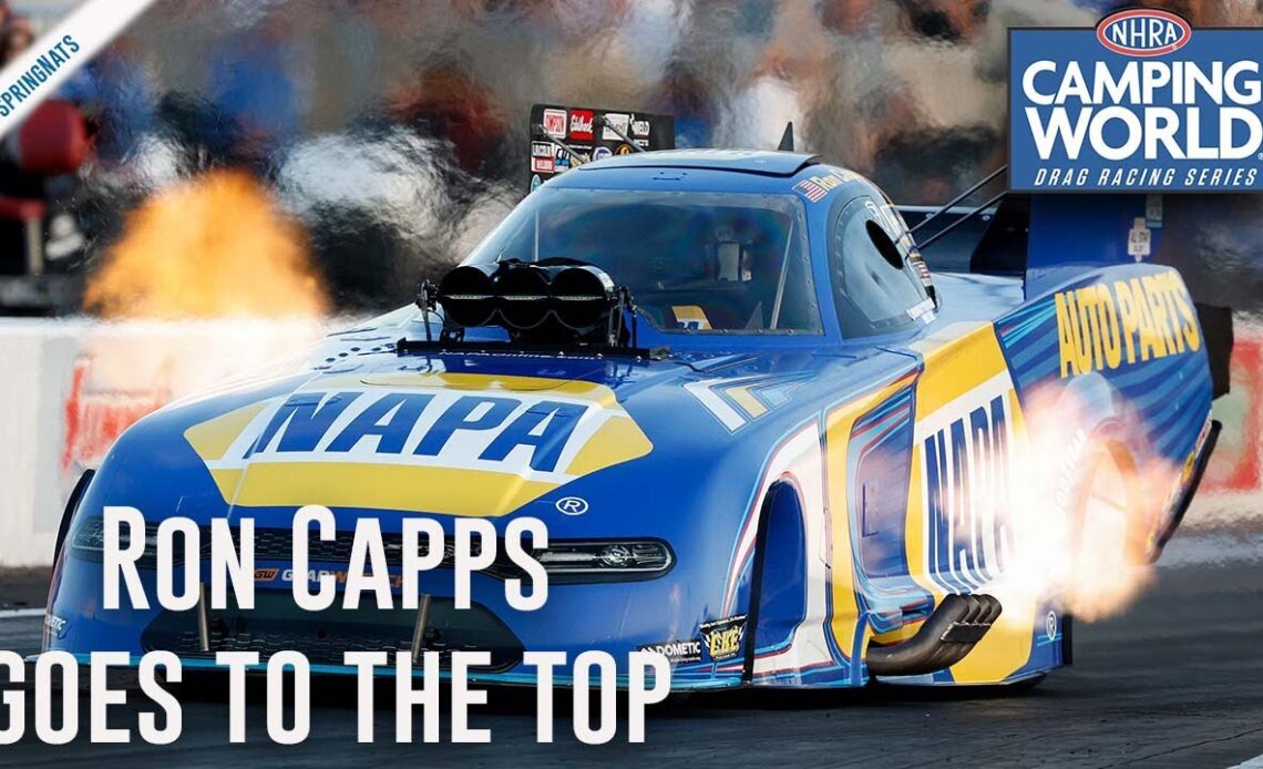 Ron Capps takes third No. 1 qualifier of the season