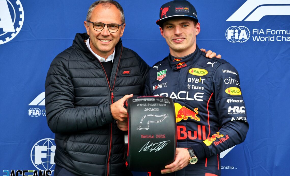 Sprint race pole-winner Verstappen "not a fan" of the format · RaceFans