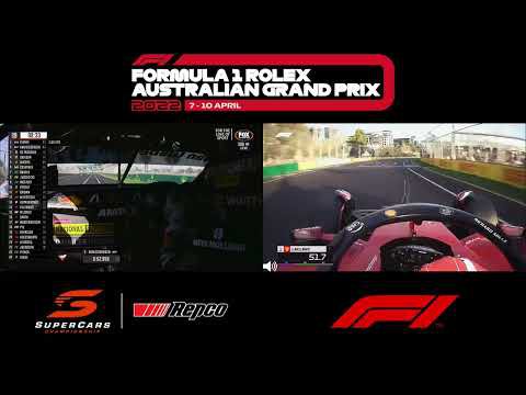 Supercars vs F1 2022 @ Albert Park - Speed Comparison